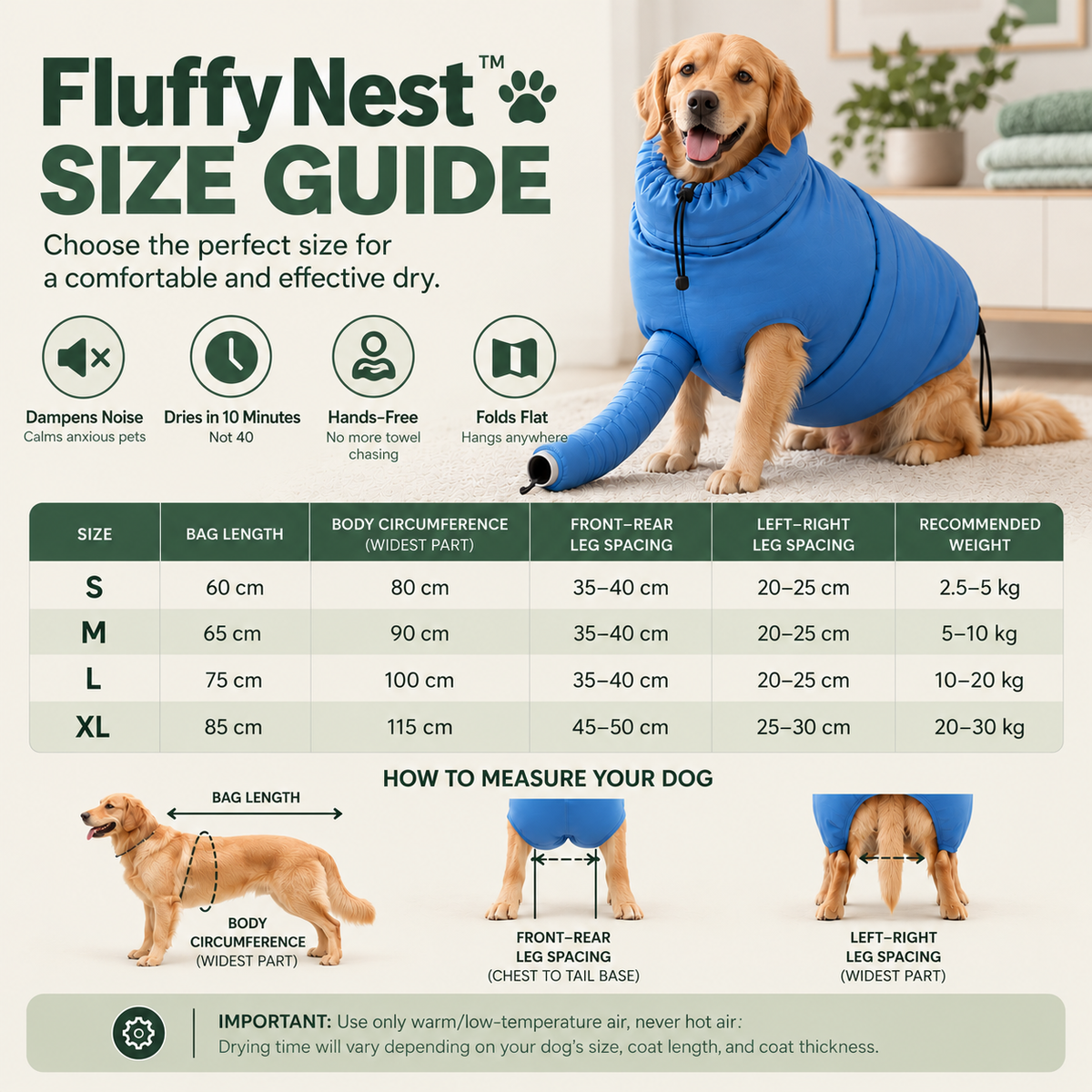 Fluffy Nest™ Drying Pod